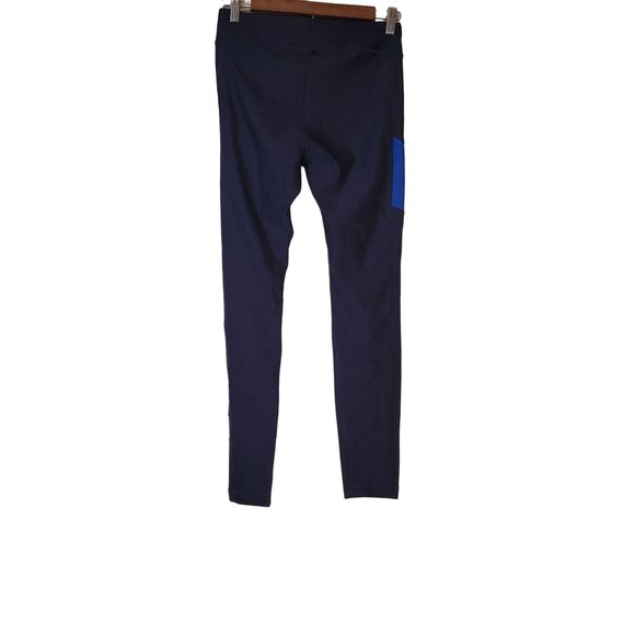 Under Armour Compression Workout Running Yoga Leggings Blue Women's Size Medium - Picture 3 of 6